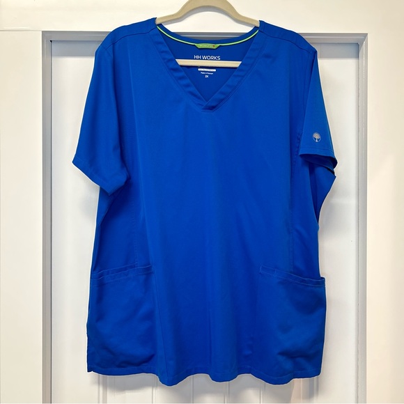 Healing Hands Women's Blue Top - Picture 1 of 9